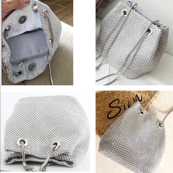 Bling Rhinestone Bucket Bag - Picture 4 of 6